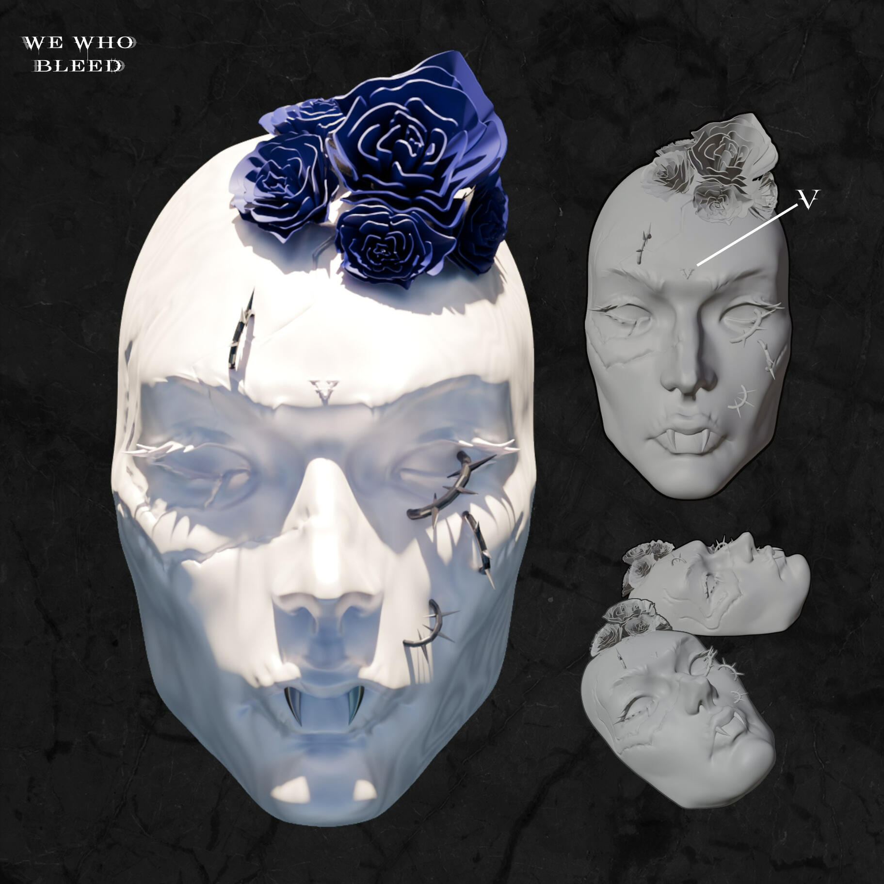 WWB 'Affix' Mask | 3D Sculpture Test