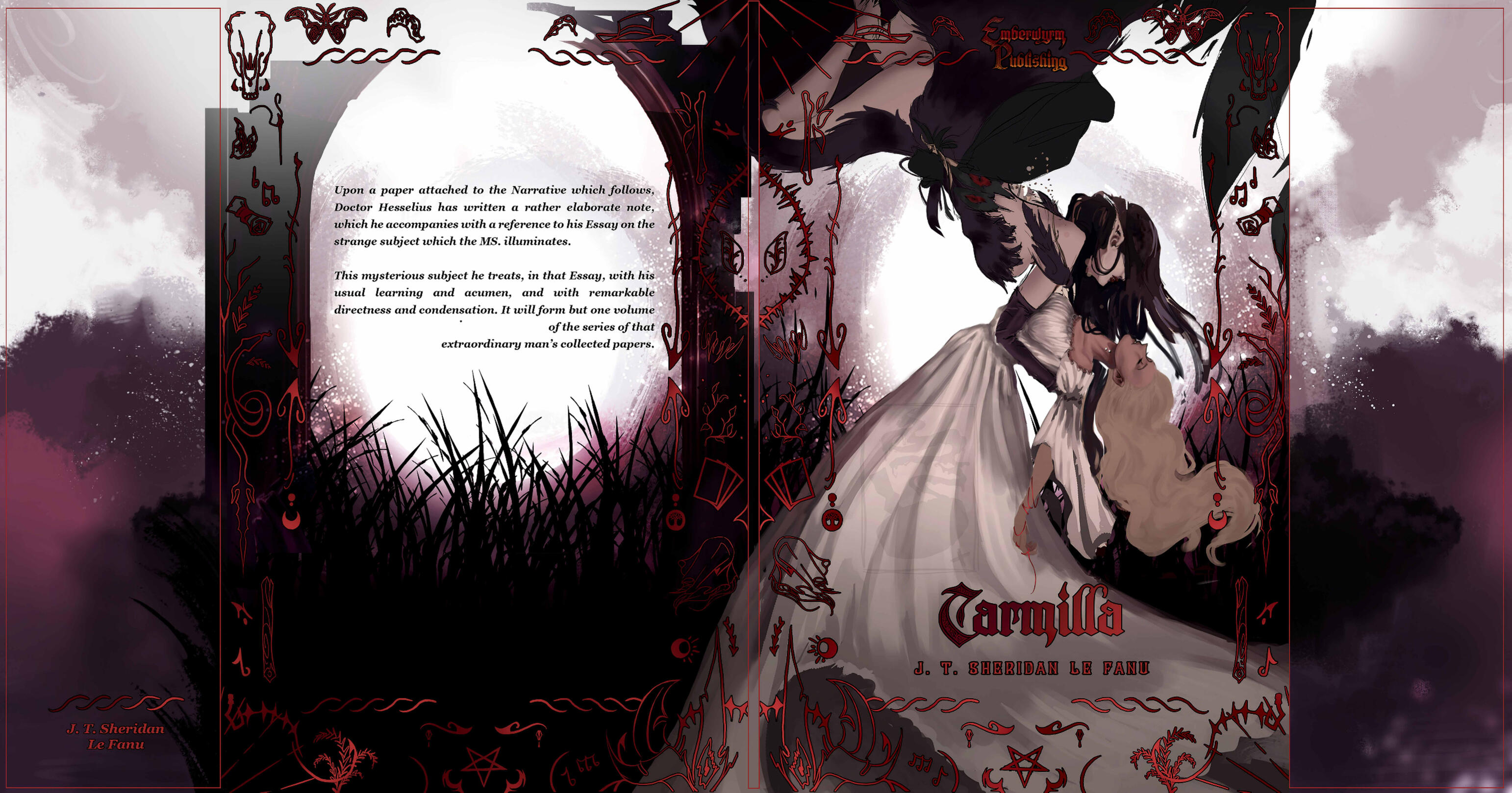 Carmilla (1872) Re-imagination | Book Cover